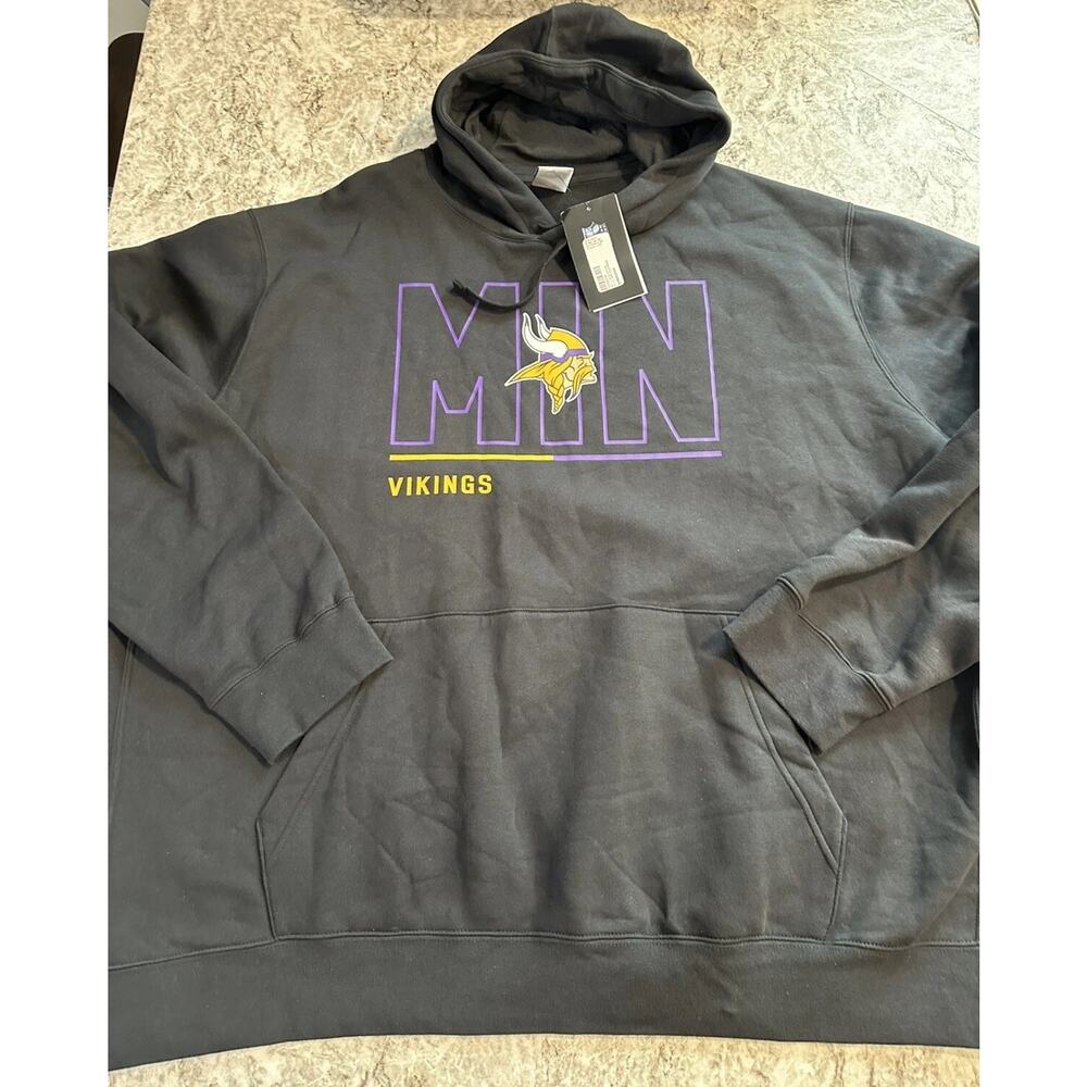 NWT Men’s Nike Minnesota Vikings City Code Hoodie 3XL Black XXXL Sweatshirt